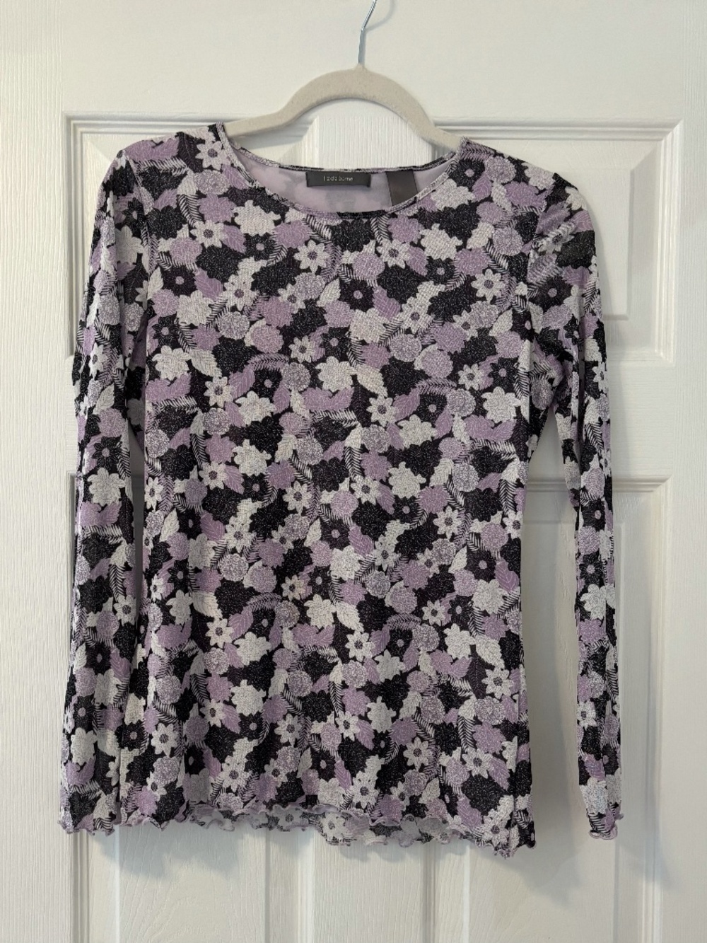 Liz Claiborne log sleeve floral top - Small